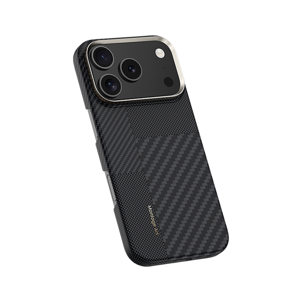 Apple iPhone 17 Pro Max Case Carbon Fiber Benks Montage ArmorAir Kevlar Cover with M-safe Charging Feature - 4