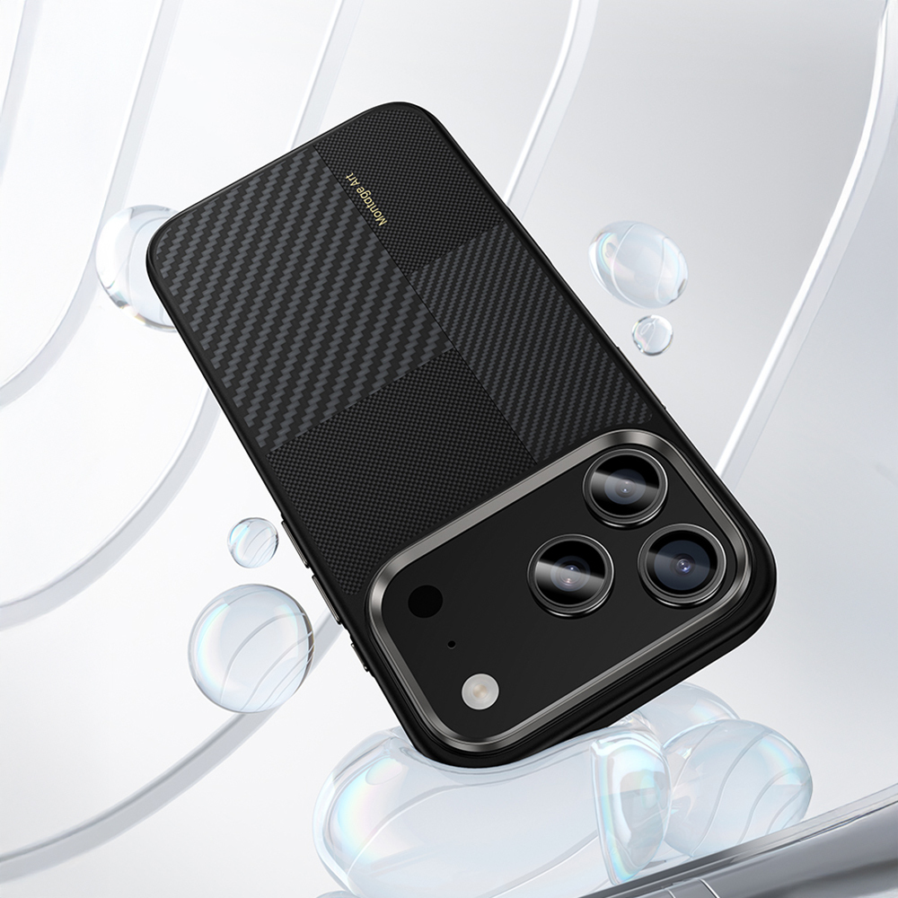 Apple iPhone 17 Pro Max Case Carbon Fiber Benks Montage Hybrid ArmorPro Kevlar Cover with M-safe Charging Feature - 9