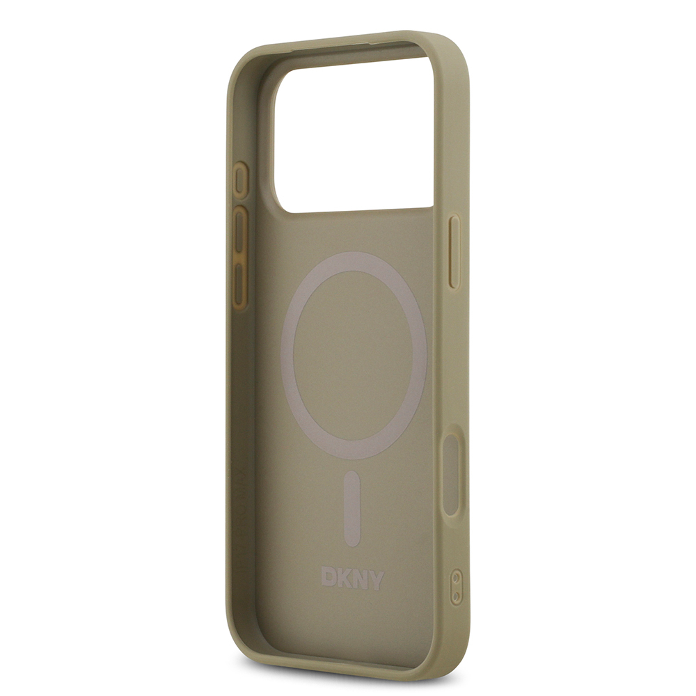 Apple iPhone 17 Pro Max Case DKNY Original Licensed M-safe Charging Feature 3D Printed Grid Pattern Cover - 16