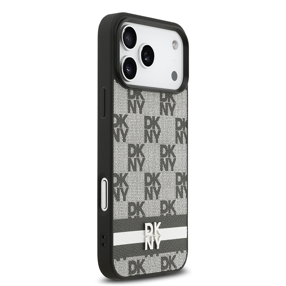 Apple iPhone 17 Pro Max Case DKNY Original Licensed M-safe Charging Feature 3D Printed Metal Logo Cover - 5