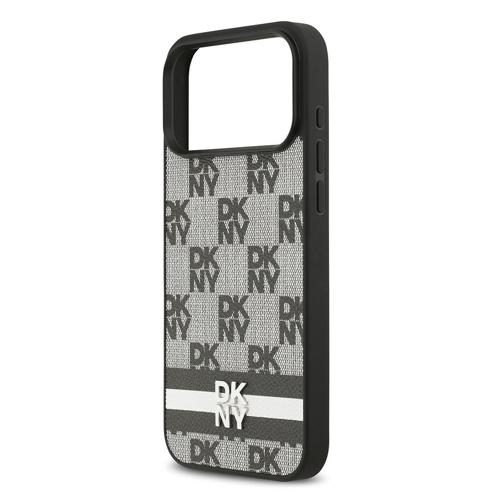 Apple iPhone 17 Pro Max Case DKNY Original Licensed M-safe Charging Feature 3D Printed Metal Logo Cover - 7