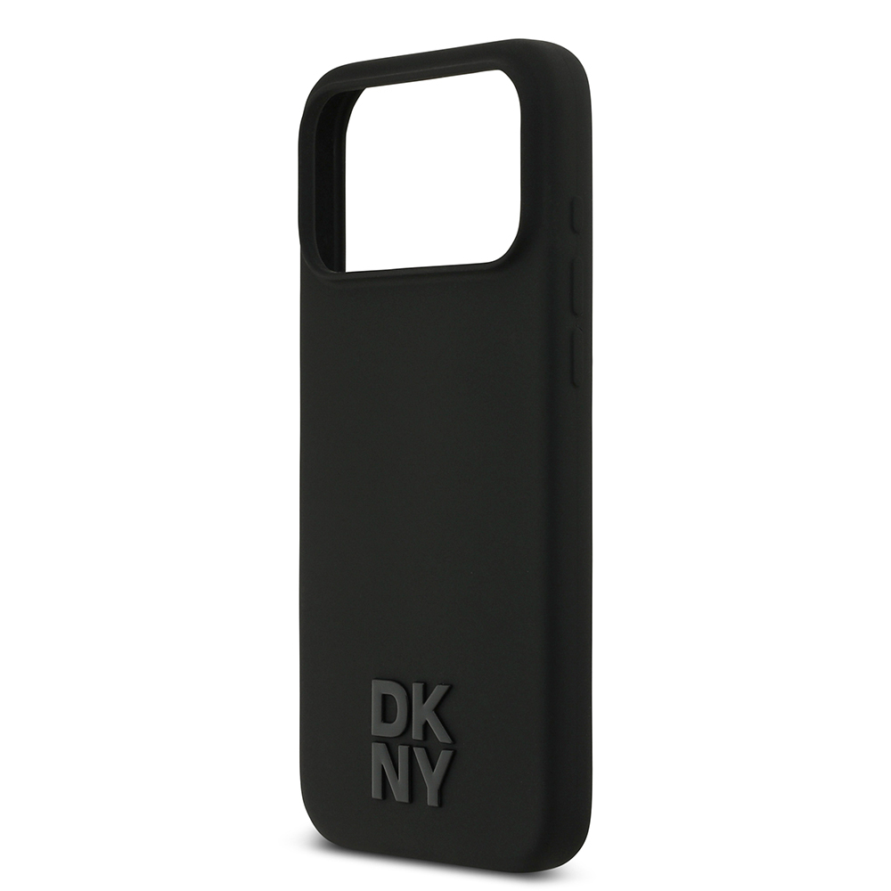 Apple iPhone 17 Pro Max Case DKNY Original Licensed M-Safe Charging Feature Metal Logo Silicone Cover - 15