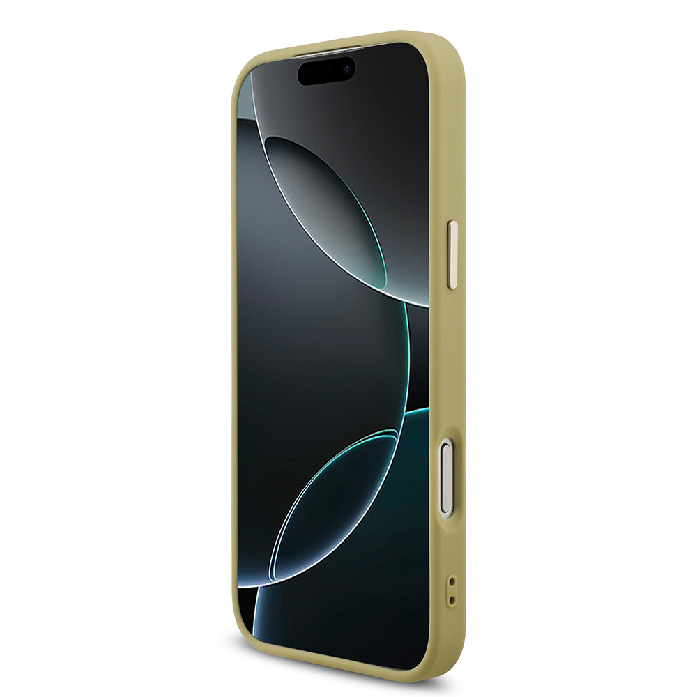 Apple iPhone 17 Pro Max Case Guess Original Licensed 4G Large Metal Camera Frame and Logo Glitter Cover - 23