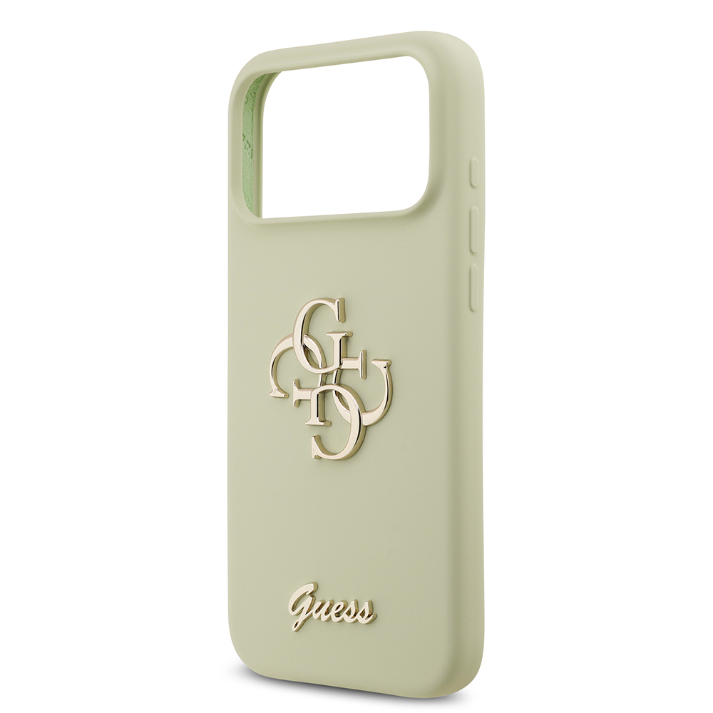 Apple iPhone 17 Pro Max Case Guess Original Licensed Grained Text Logo Cover - 10