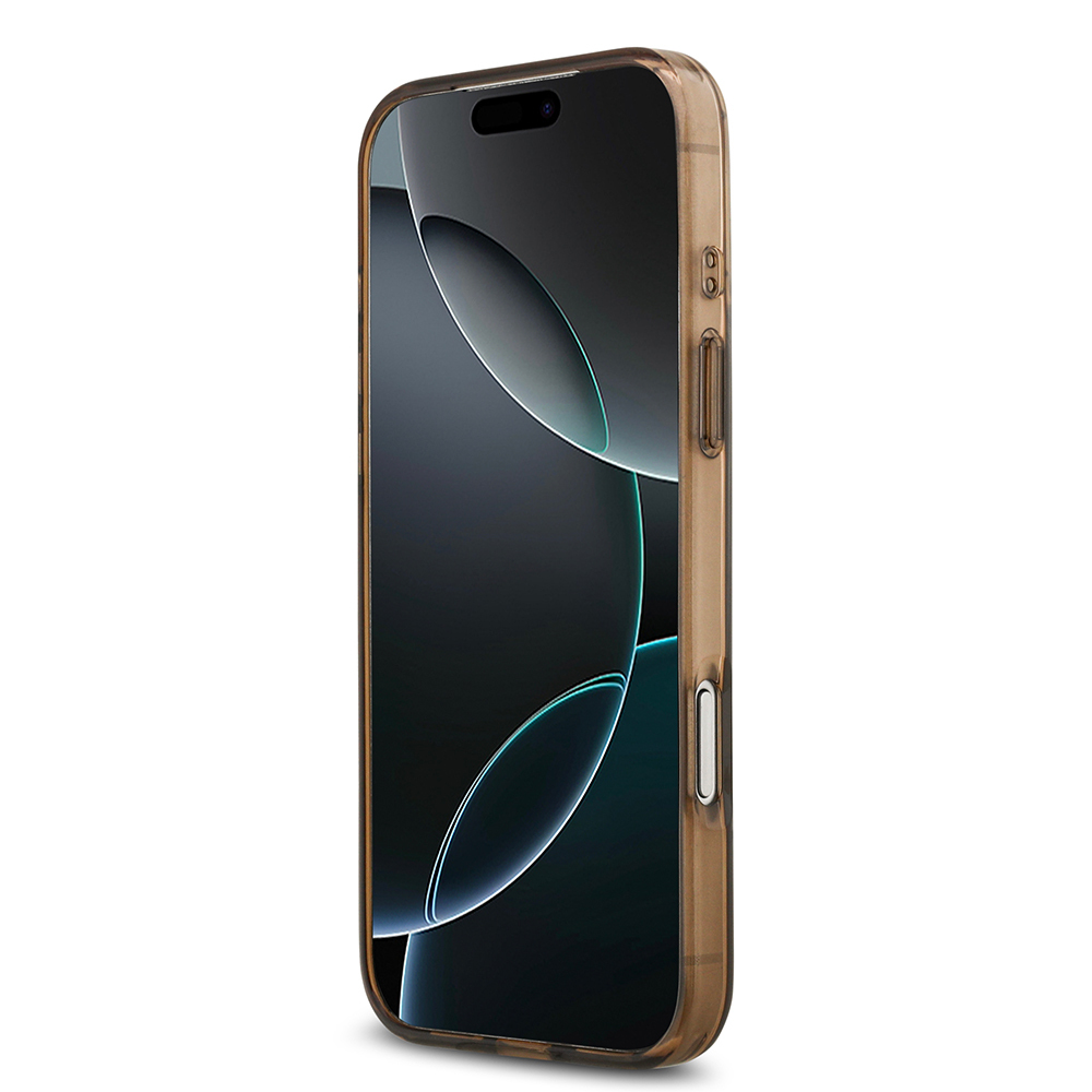 Apple iPhone 17 Pro Max Kılıf Guess Orjinal Lisanslı M-safe Şarj Özellikli IML Baskılı Klasik Logolu 4G Desenli Kapak - 7