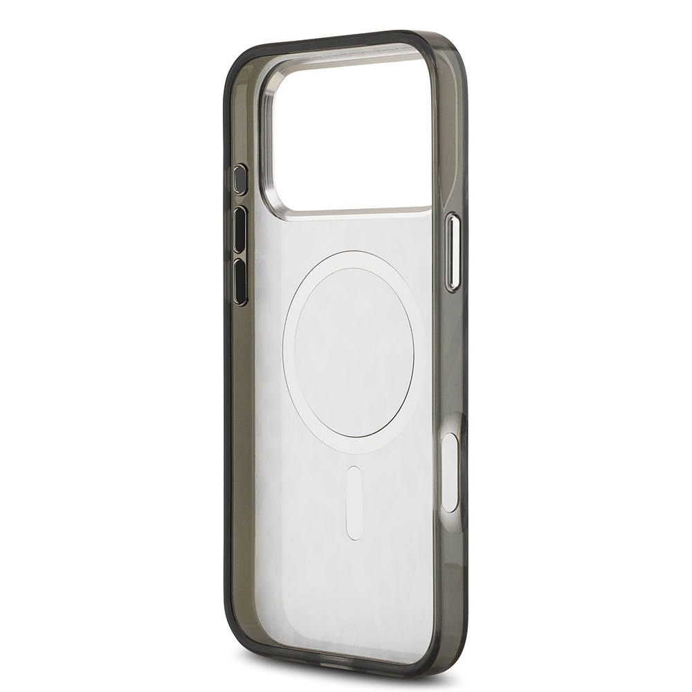 Apple iPhone 17 Pro Max Case Karl Lagerfeld Original Licensed M-Safe Charging Feature IML Leopard Print Cover - 9