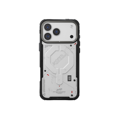 Apple iPhone 17 Pro Max Case M-Safe Charging Airbag Design Skinarma Vigor Cover White