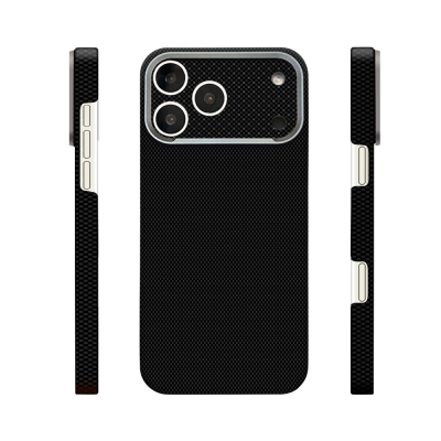 Apple iPhone 17 Pro Max Case M-Safe Charging Enabled Zore Paris Zerre Hard PC Cover Black