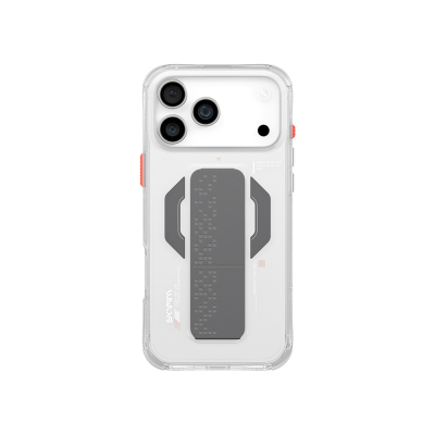 Apple iPhone 17 Pro Max Case M-Safe Charging Feature Airbag Design Stand Skinarma Haxa Cover Şeffaf