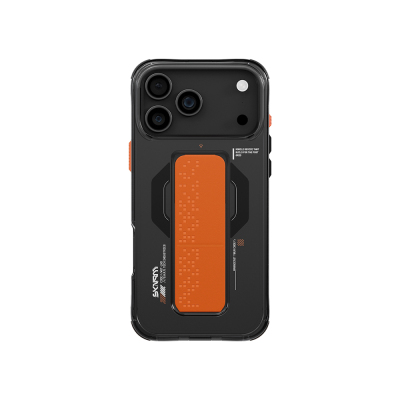 Apple iPhone 17 Pro Max Case M-Safe Charging Feature Airbag Design Stand Skinarma Haxa Cover Smoked