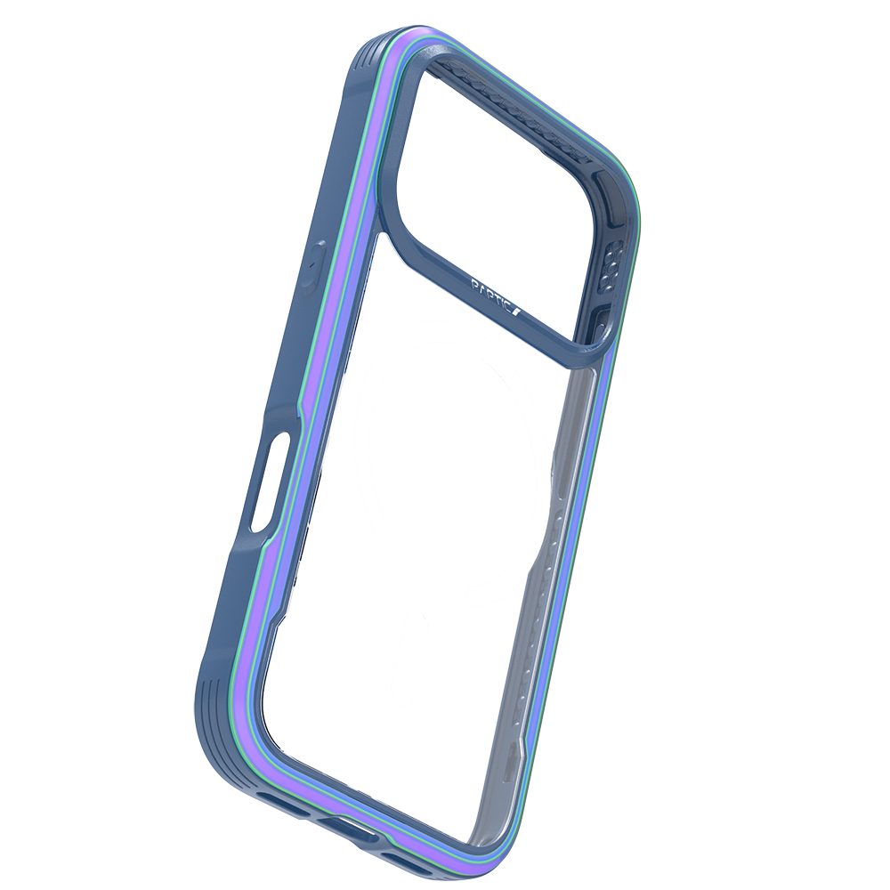 Apple iPhone 17 Pro Max Case M-Safe Charging Feature Airbag Raptic Shield Series Transparent Back Cover - 13