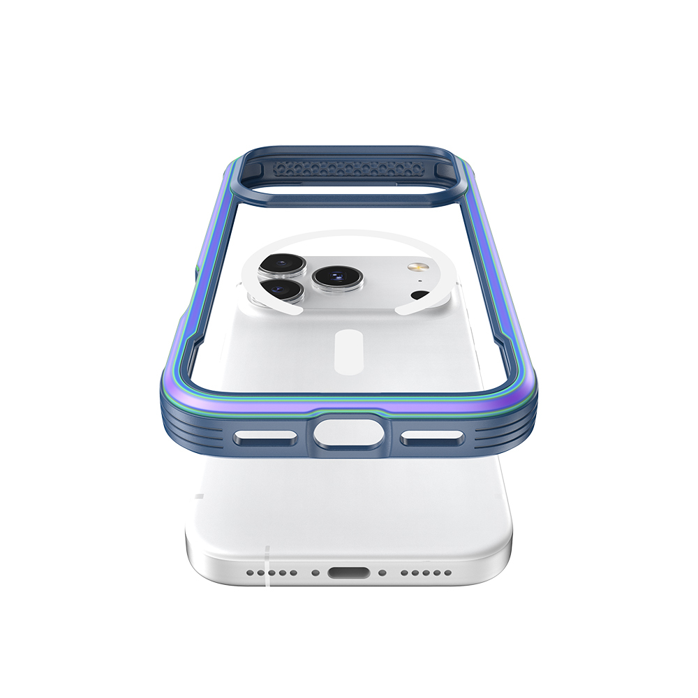 Apple iPhone 17 Pro Max Case M-Safe Charging Feature Airbag Raptic Shield Series Transparent Back Cover - 15