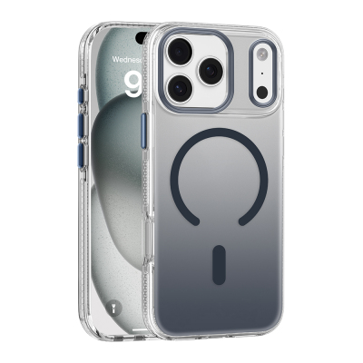 Apple iPhone 17 Pro Max Case M-safe Charging Feature Anti-Yellowing Mutural Icesense Series Cover Blue