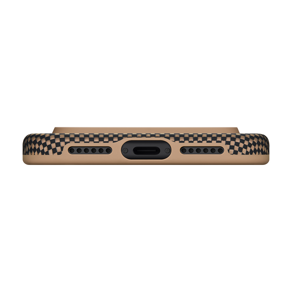 Apple iPhone 17 Pro Max Case M-safe Charging Feature Aramid Fiber Pitaka Military-Grade Sunset-Moonrise Series Cover - 6
