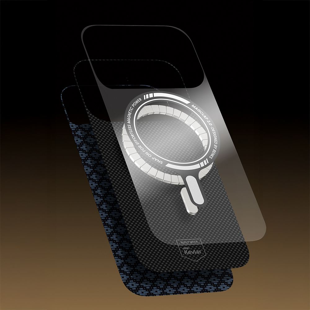 Apple iPhone 17 Pro Max Case M-Safe Charging Feature Benks ArmorAir ArmorGrid Series Kevlar Cover - 16