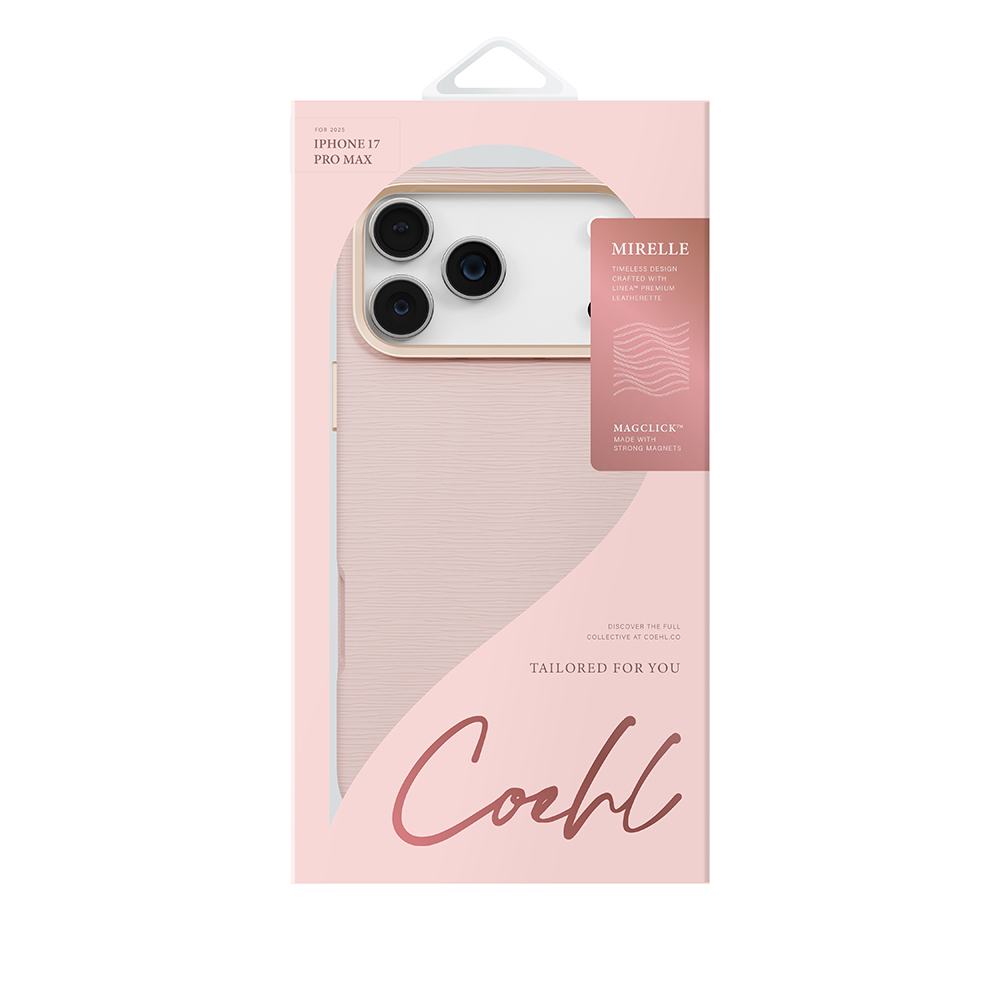 Apple iPhone 17 Pro Max Case M-safe Charging Feature Coehl Mirelle Strap Cover - 16