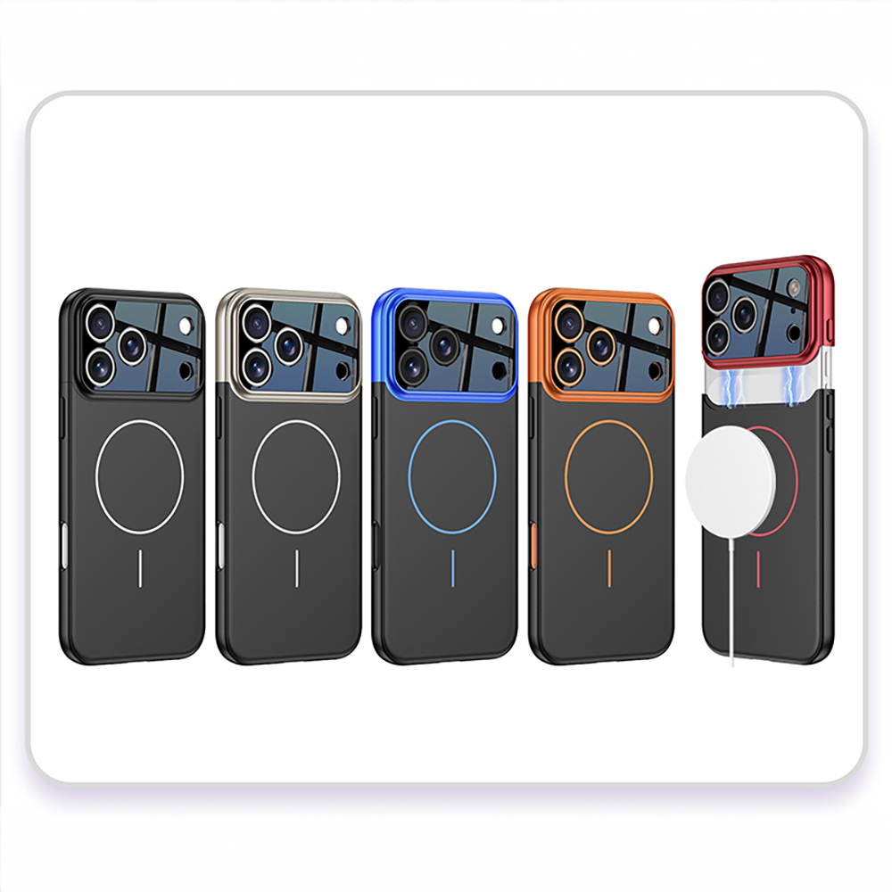 Apple iPhone 17 Pro Max Case M-safe Charging Feature Double-Piece Zore Napoli Cover - 16