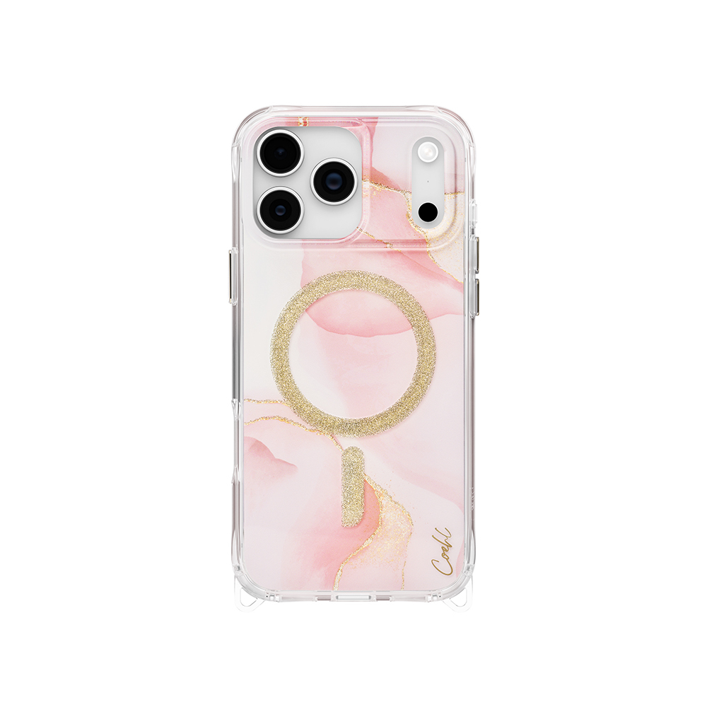 Apple iPhone 17 Pro Max Case M-safe Charging Feature Glitter Magnetic Coehl Aeris Cover - 1