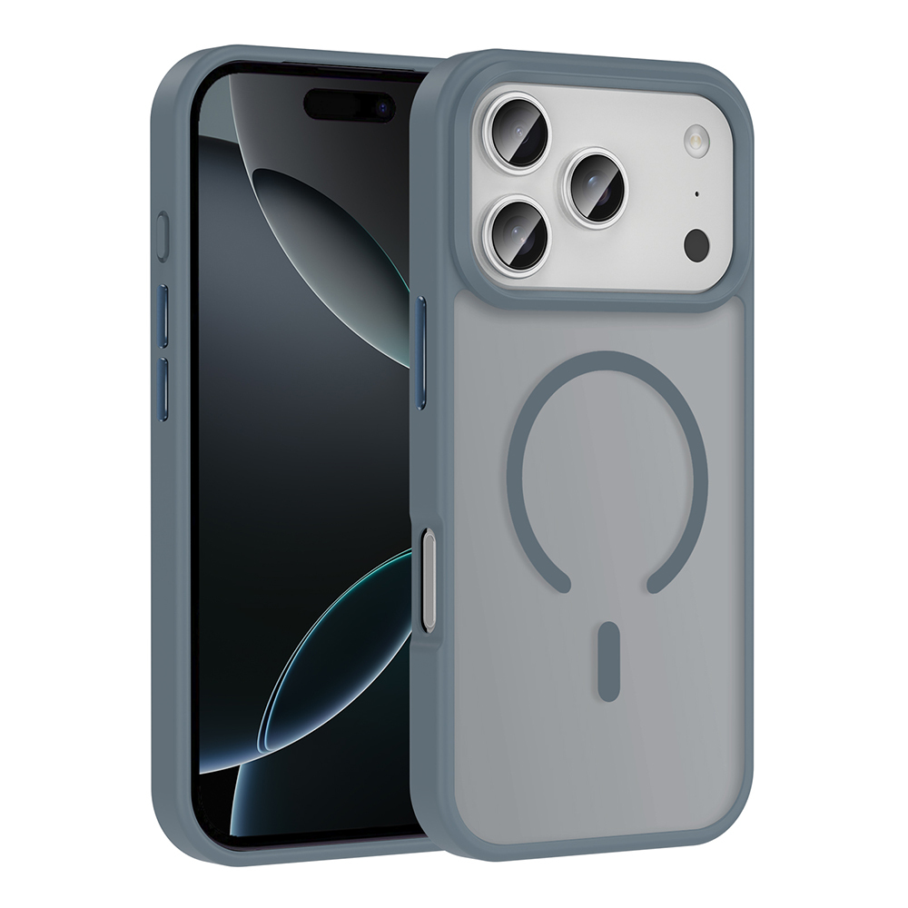 Apple iPhone 17 Pro Max Case M-safe Charging Feature Matte Back Surface Zore Sio Cover - 3
