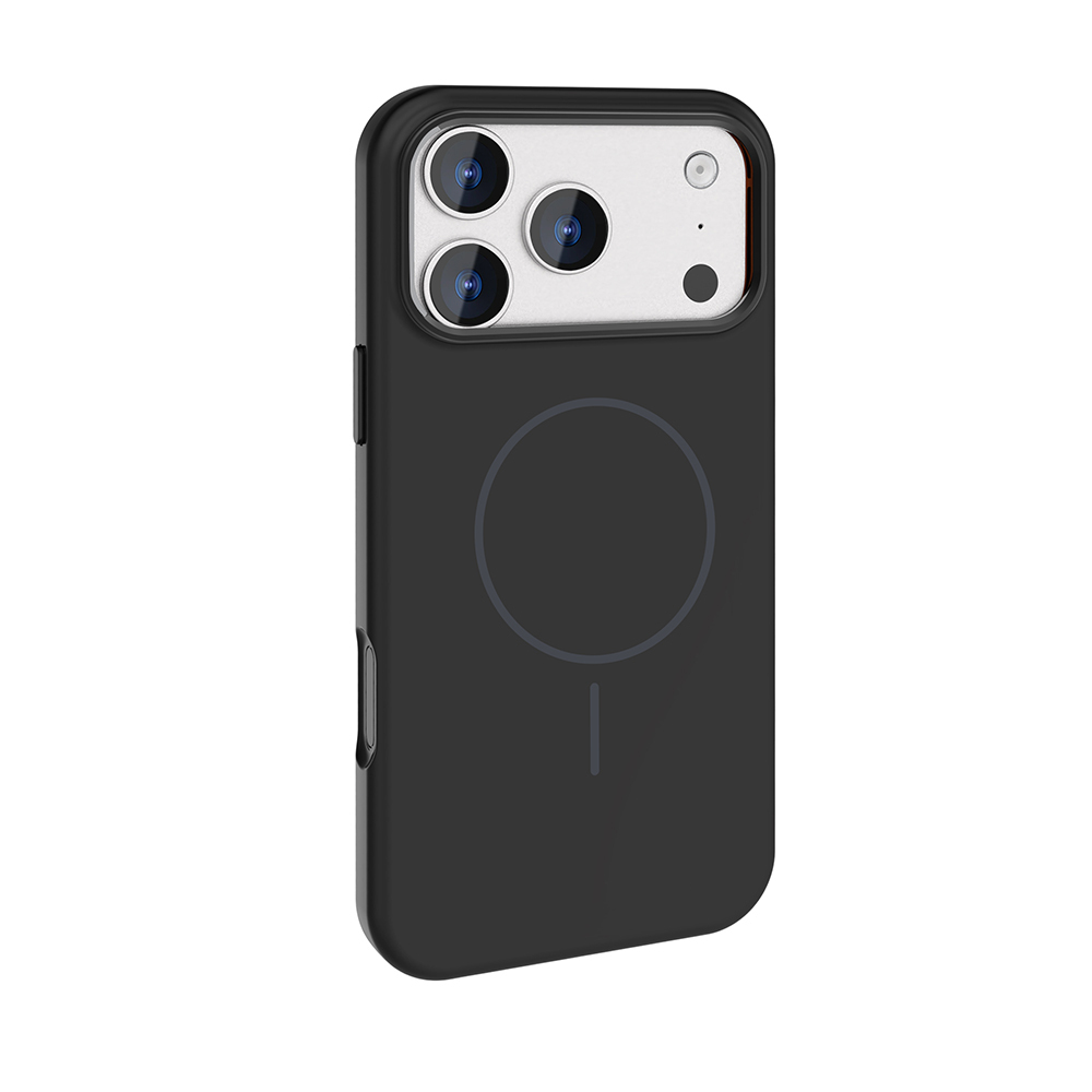 Apple iPhone 17 Pro Max Case M-Safe Charging Feature Metal Camera Frame Zore Edi Silicone Cover - 13