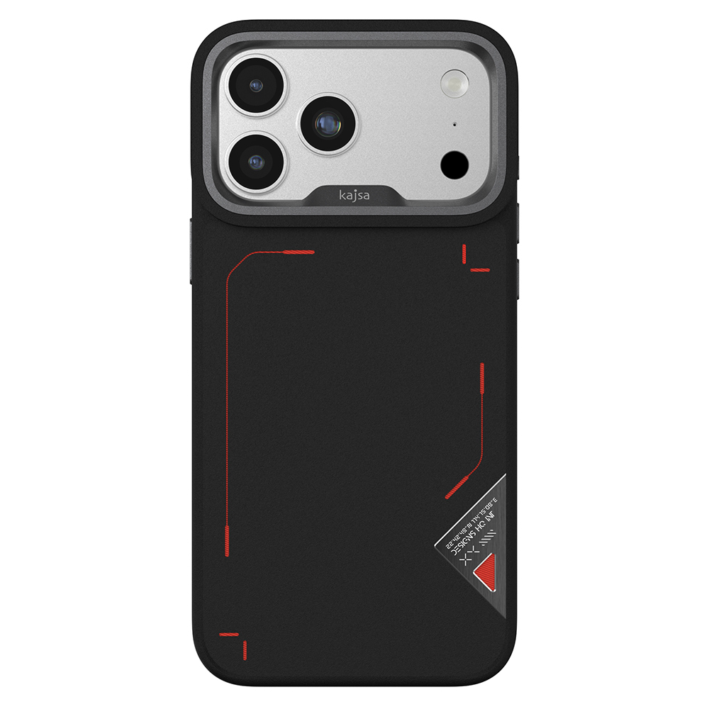 Apple iPhone 17 Pro Max Case M-safe Charging Feature O-Ring Metal Camera Frame Kajsa Matrix Collection Cover - 1