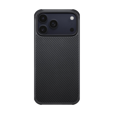 Apple iPhone 17 Pro Max Case M-safe Charging Feature Pitaka Aramid Pro Guard Series Black-Gray Cover Black-Grey