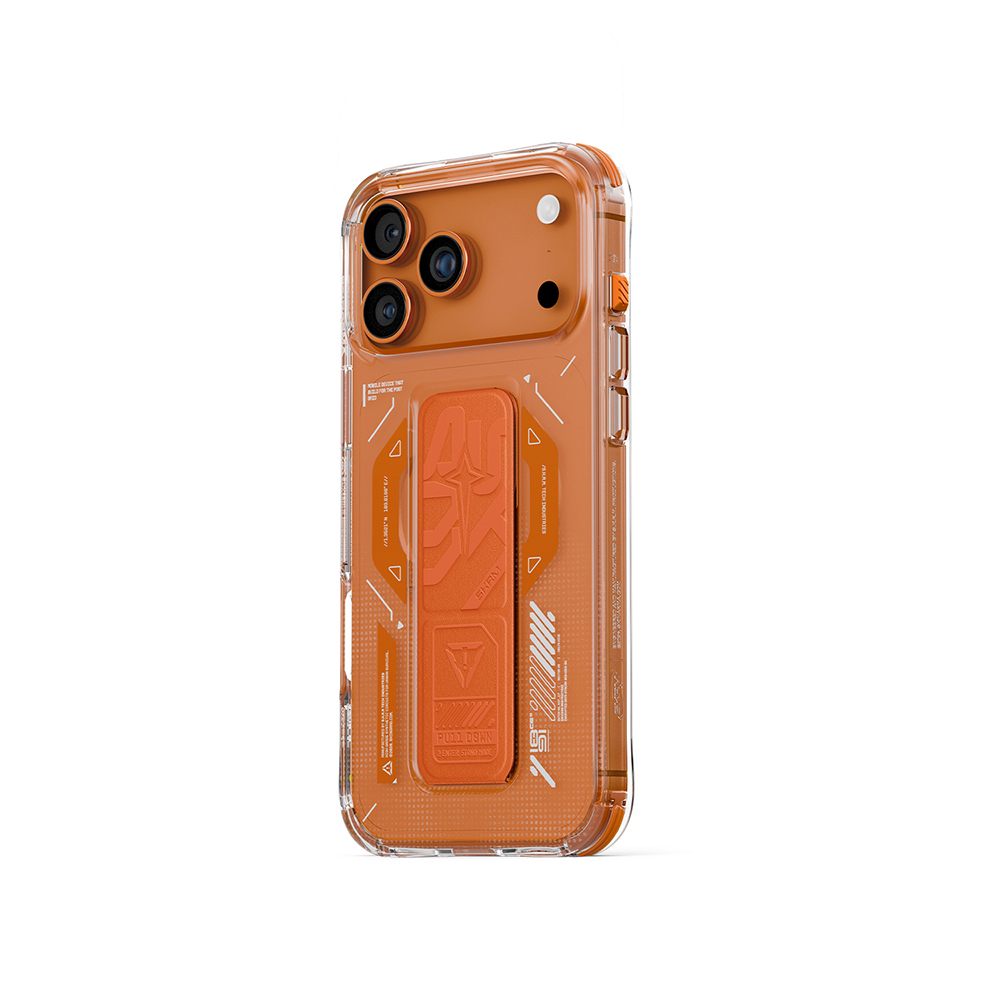 Apple iPhone 17 Pro Max Case M-safe Charging Feature Technology Pattern Skinarma Helio Mag Charge Stand Cover - 5