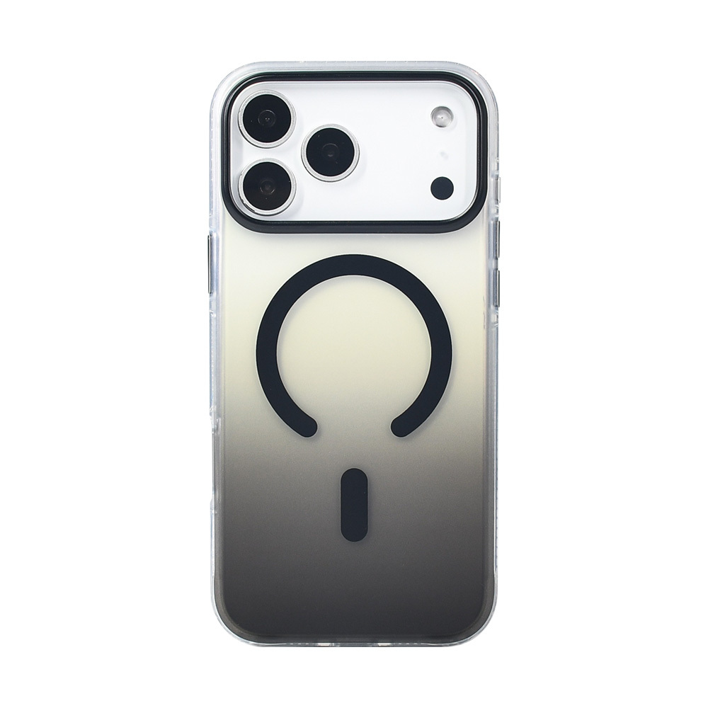 Apple iPhone 17 Pro Max Case M-safe Charging Feature Transparent Color Transition Zore Toros Cover - 14
