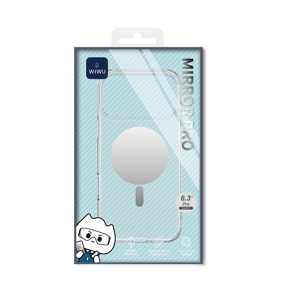 Apple iPhone 17 Pro Max Case M-safe Charging Feature Wiwu MCC-701 Ayna Pro Series Hard PC Cover - 5