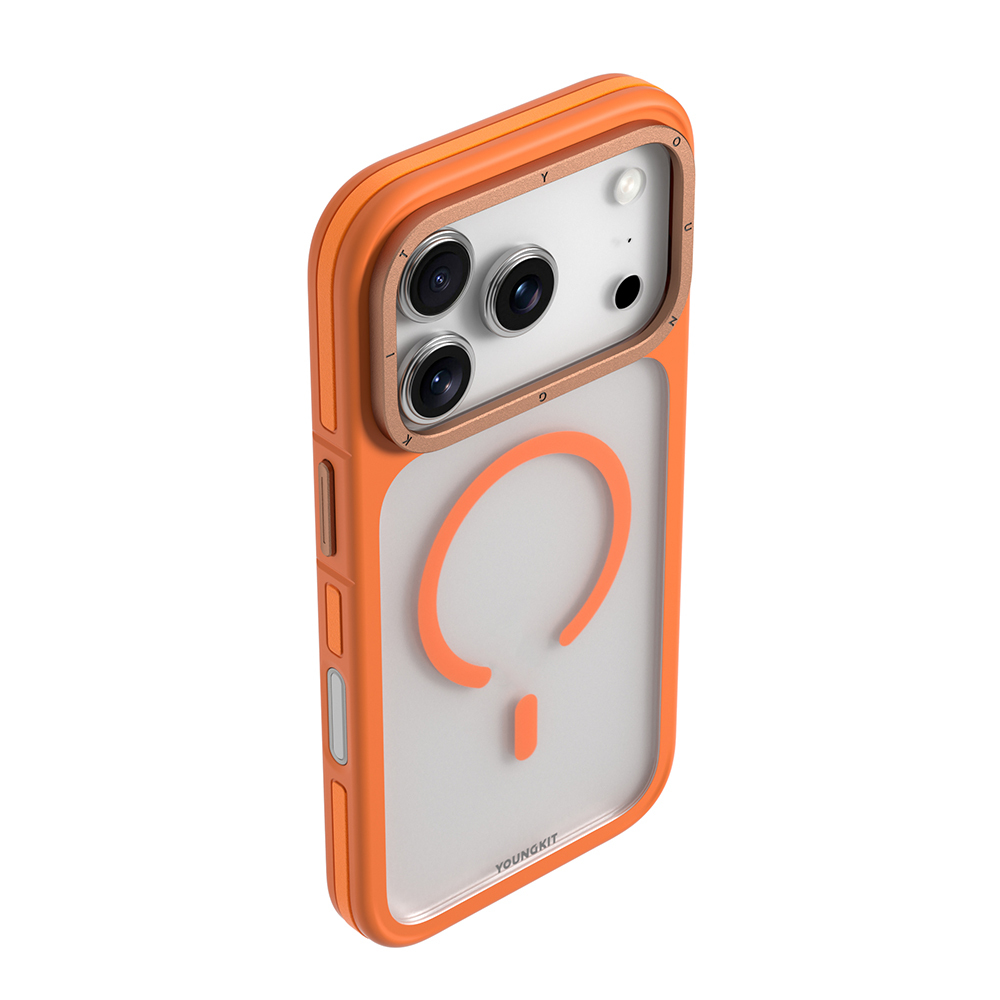 Apple iPhone 17 Pro Max Case M-safe Charging Feature Youngkit Rock Sand Series Cover - 18