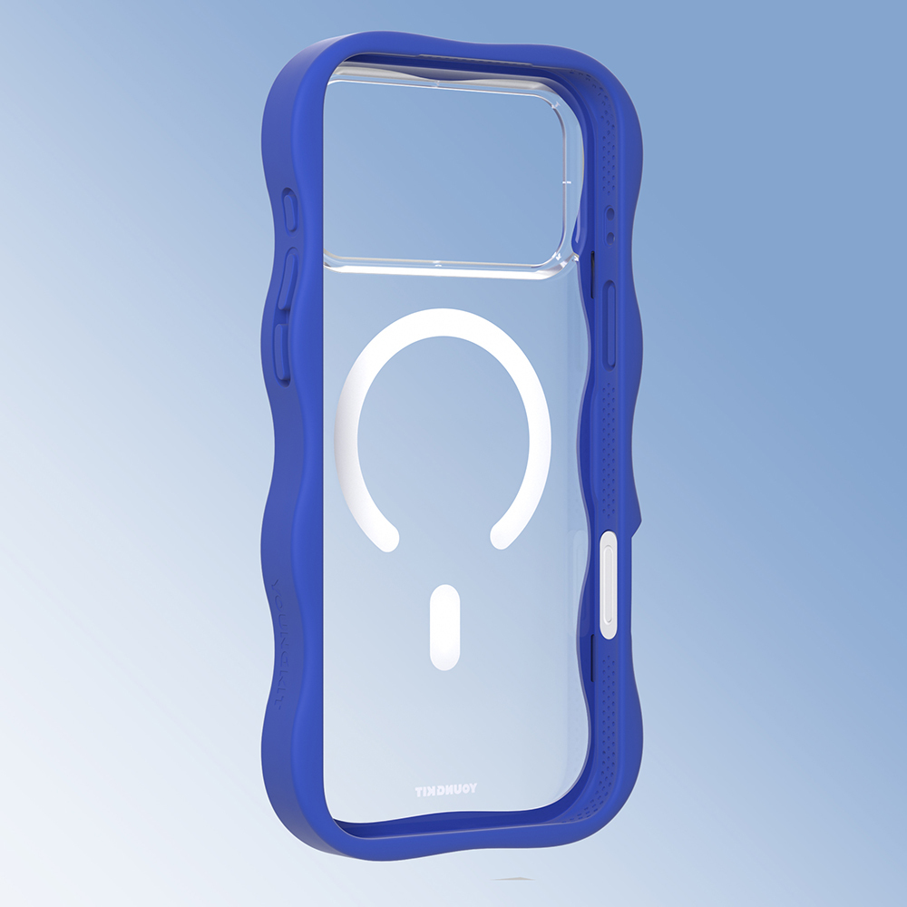 Apple iPhone 17 Pro Max Case M-safe Charging Feature Youngkit Wave Clear Series Cover - 15