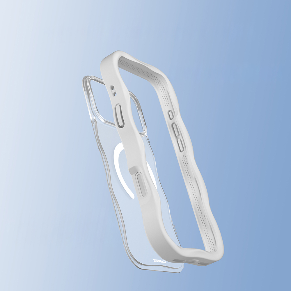 Apple iPhone 17 Pro Max Case M-safe Charging Feature Youngkit Wave Matte Series Cover - 20