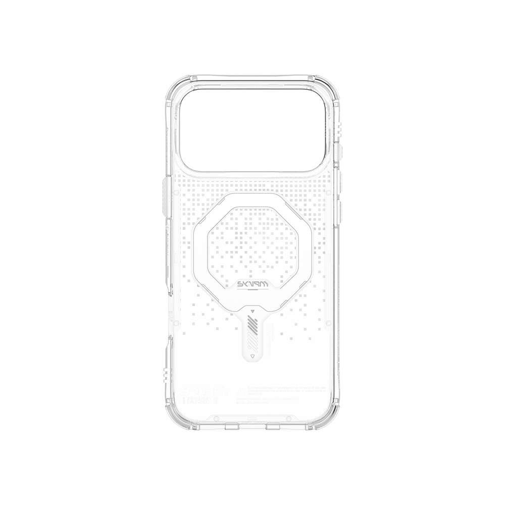 Apple iPhone 17 Pro Max Case Skinarma M-Safe Charging Feature IML Printed Holographic MYST Cover - 10