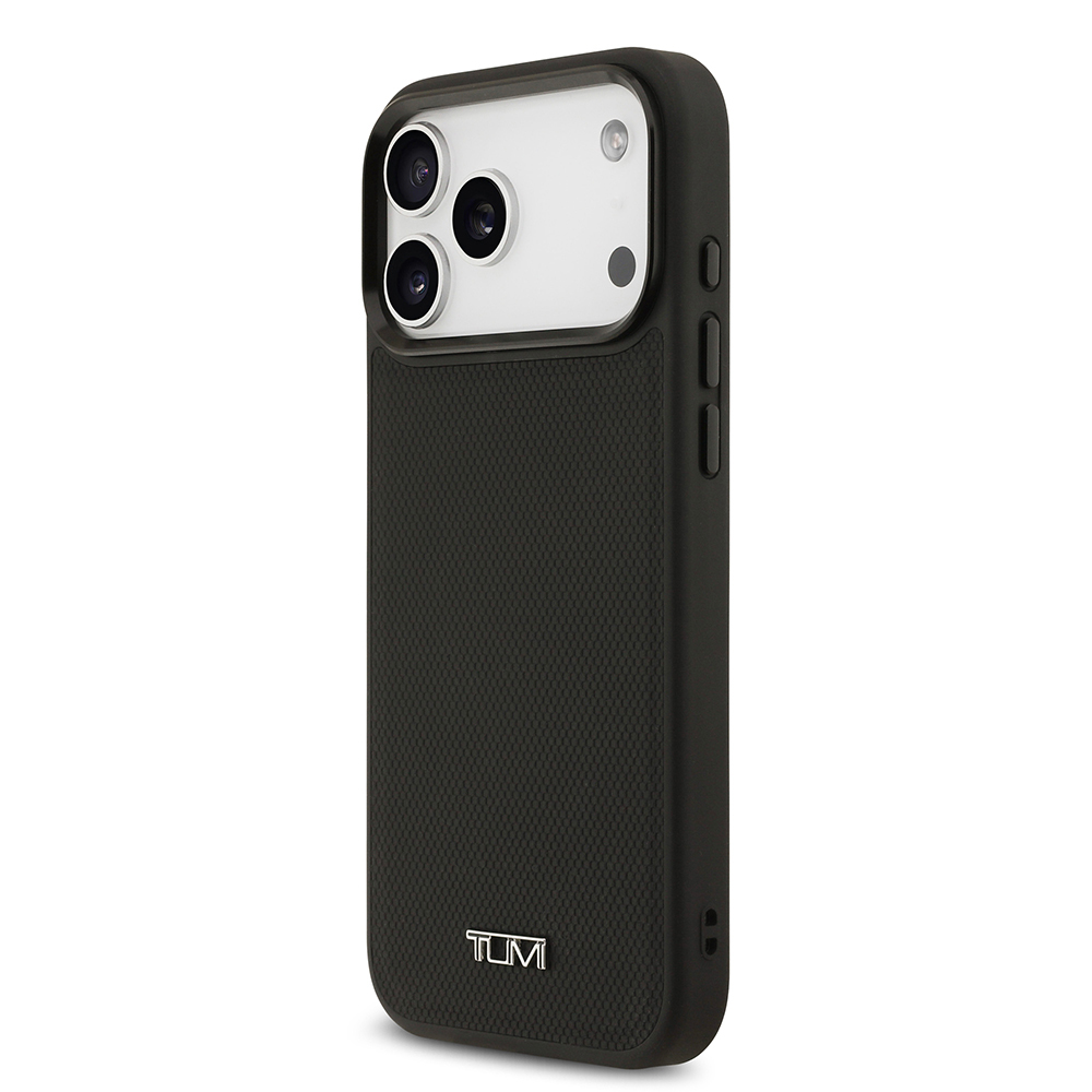 Apple iPhone 17 Pro Max Case TUMI M-safe Charging Feature Leather Dotted Design Cover - 3