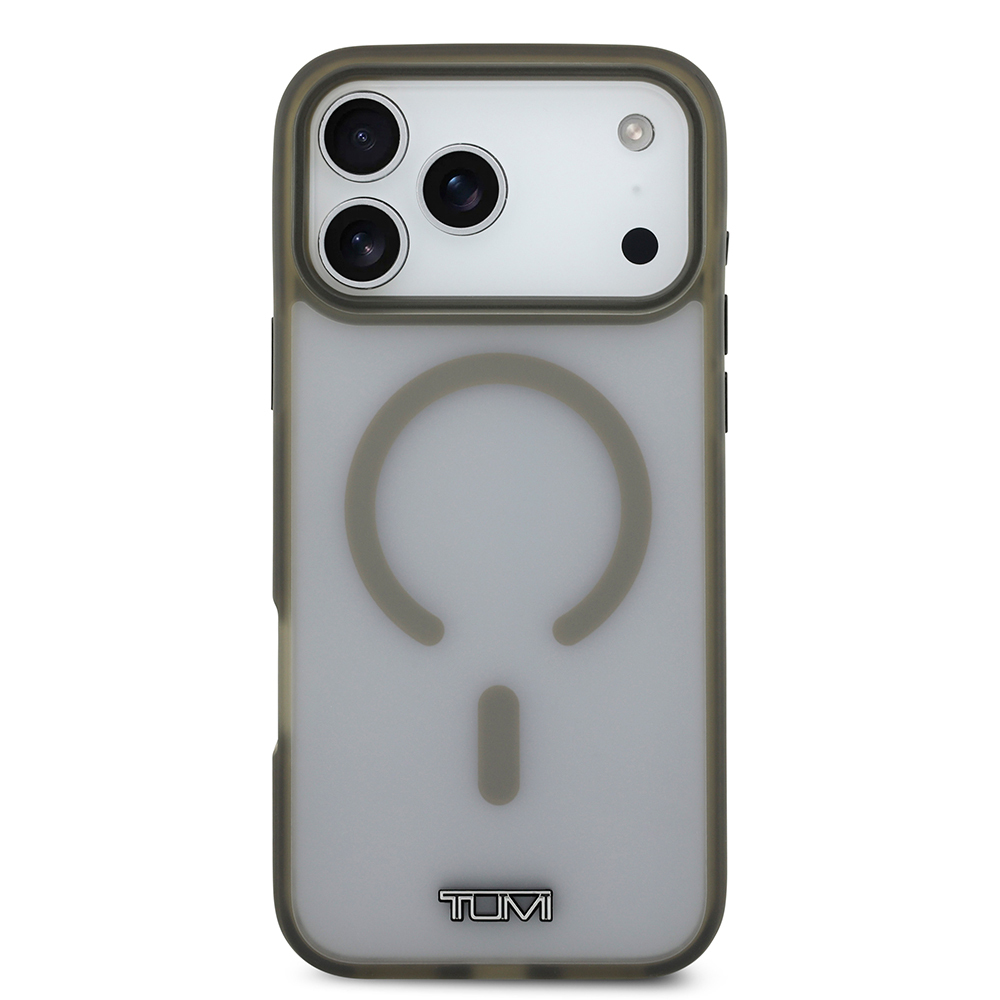 Apple iPhone 17 Pro Max Case TUMI Original Licensed M-safe Charging Frosted Transparent Cover - 11