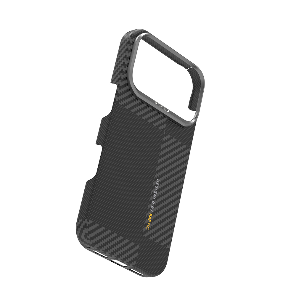 Apple iPhone 17 Pro Max Case with M-safe Charging Feature, 600D Metal Camera Frame, Raptic Aramid Fiber Geotik Series Cover - 7