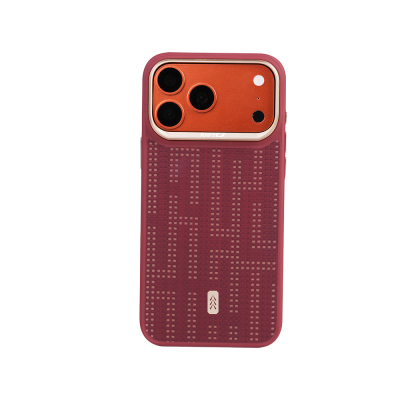 Apple iPhone 17 Pro Max Case with M-safe Charging Feature, Raptic Aramid Dual Grid Series Cover Red