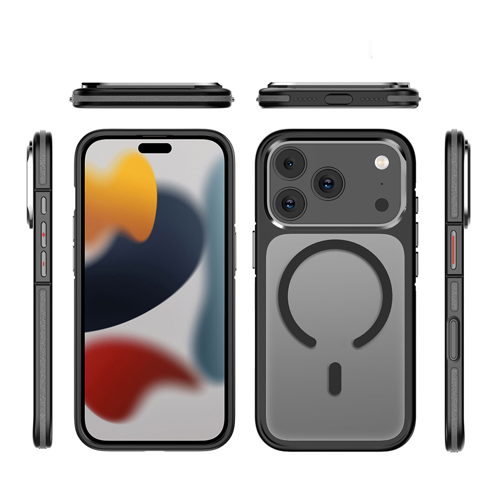 Apple iPhone 17 Pro Max Case with M-safe Charging Function Matte Look Wlons Vevo Cover - 17