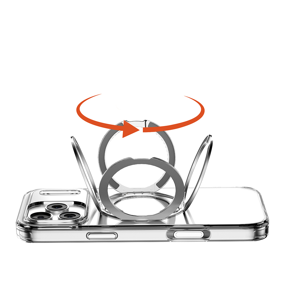 Apple iPhone 17 Pro Max Case with M-safe Charging Stand and Airbag Design Mutural Fresh Series Cover - 7