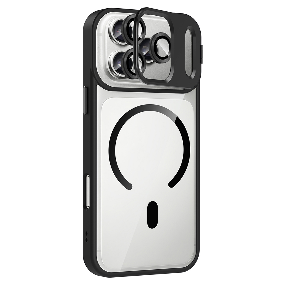 Apple iPhone 17 Pro Max Case with Stand and Camera Lens Gift Zore Etro Cover with M-Safe Charging Function - 15