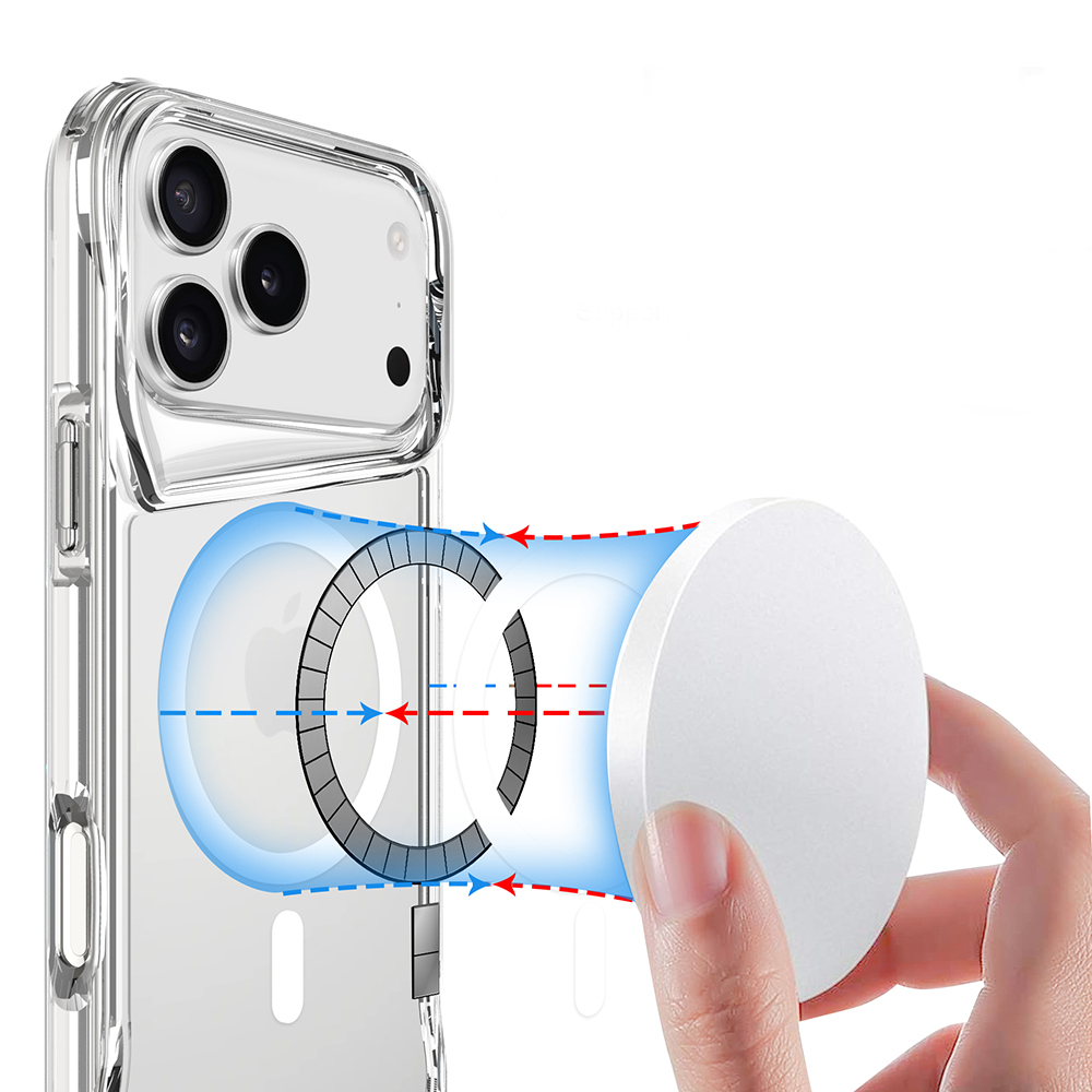 Apple iPhone 17 Pro Max Case Zore M-safe Charging Feature T-Max M-safe Cover - 7