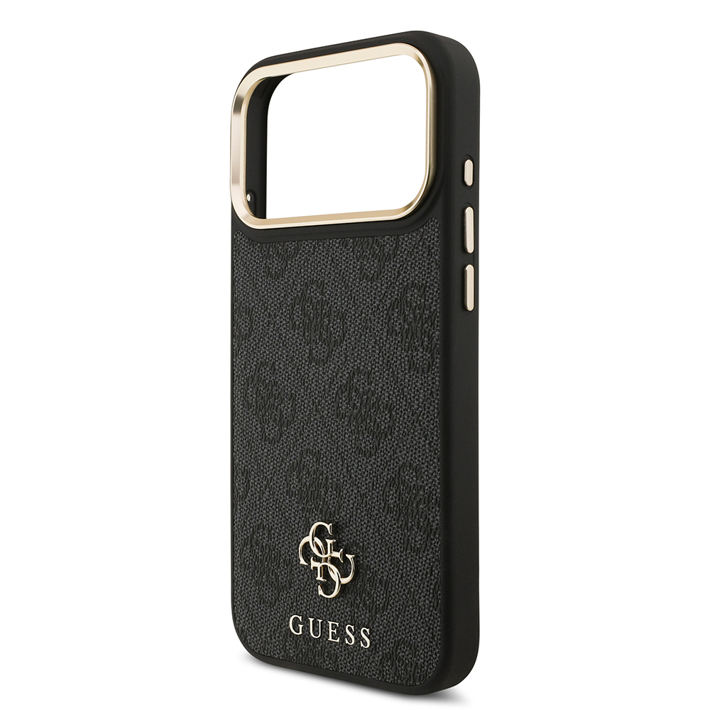 Apple iPhone 17 Pro Max Guess Orjinal Lisanslı 4G ve Yazı Logolu Kılıf + Ekran Koruyucu + Lens Koruyucu 3in1 Aksesuar Seti - 19