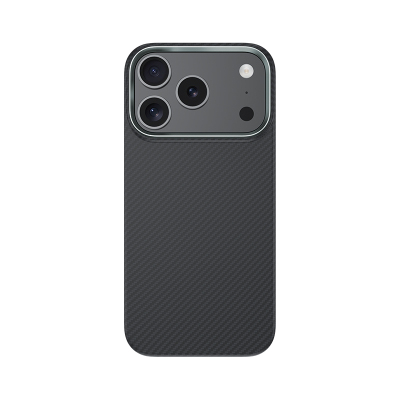 Apple iPhone 17 Pro Max Kılıf Benks M-safe Şarj Özellikli Metal Kamera Çerçeveli Magnetik ArmorAir 600D Kevlar Fiber Kapak Siyah