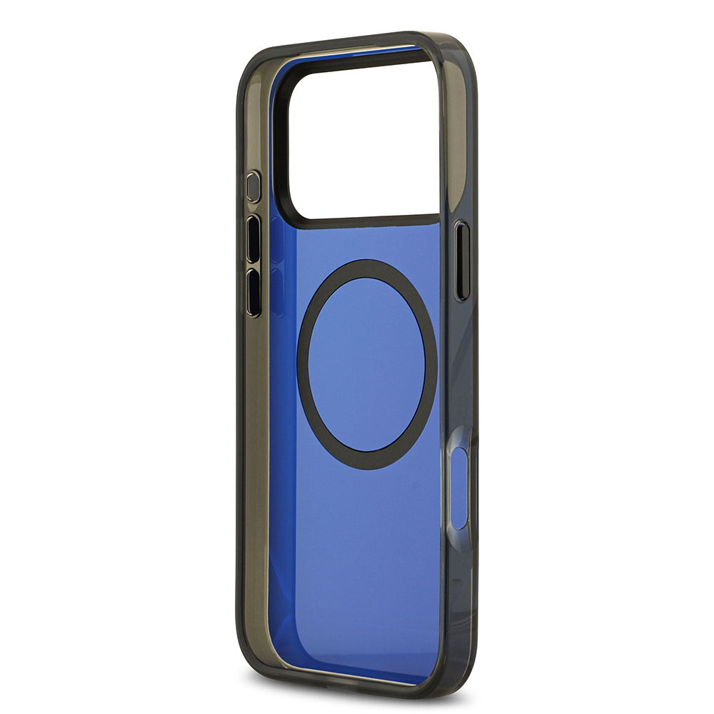 Apple iPhone 17 Pro Max Kılıf BMW Orjinal Lisanslı M-safe Şarj Özellikli Metal Buton Tasarımlı IML Baskılı M Dizayn Kapak - 8