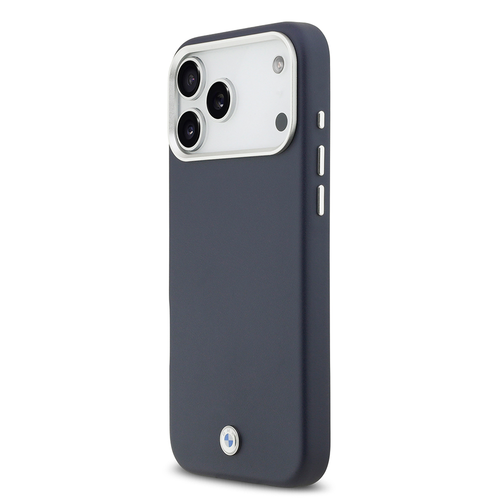 Apple iPhone 17 Pro Max Kılıf BMW Orjinal Lisanslı M-safe Şarj Özellikli Metal Logolu Tam Kaplama Deri Kapak - 12