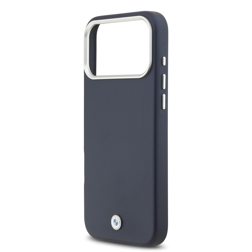 Apple iPhone 17 Pro Max Kılıf BMW Orjinal Lisanslı M-safe Şarj Özellikli Metal Logolu Tam Kaplama Deri Kapak - 16