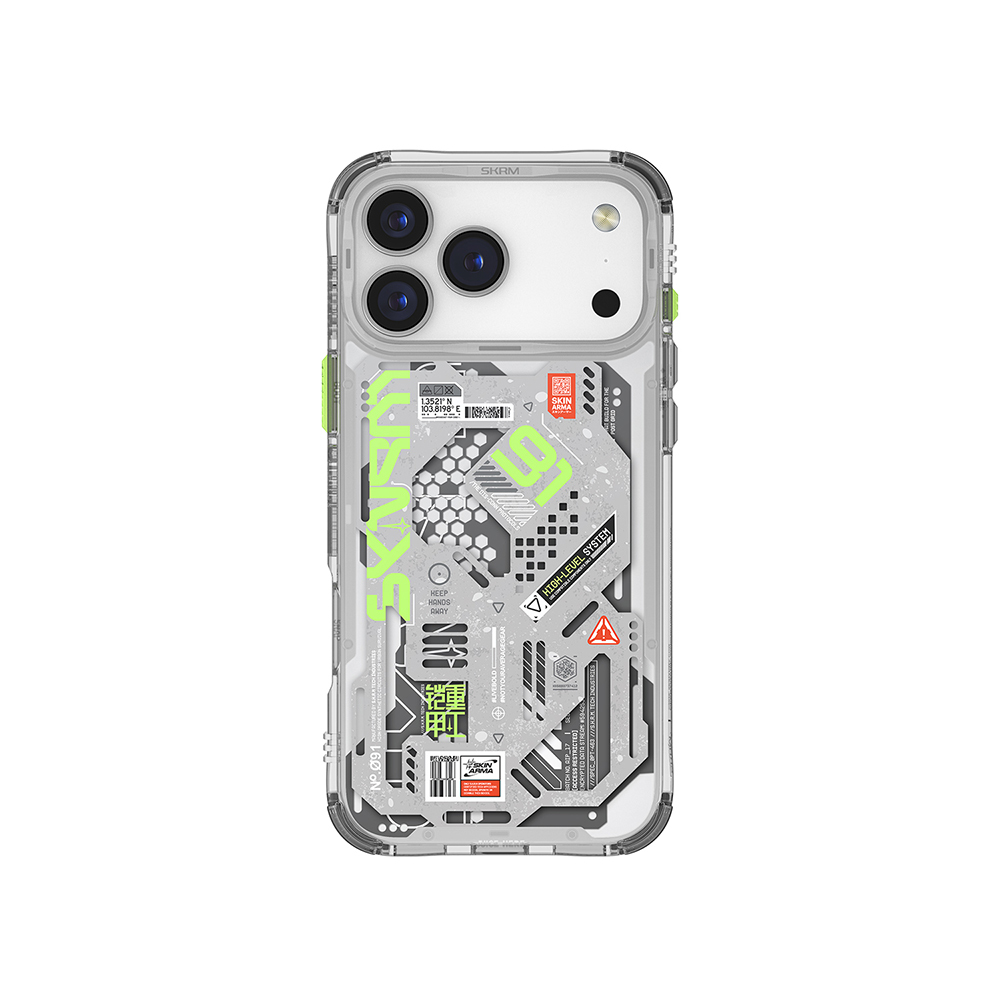 Apple iPhone 17 Pro Max Kılıf Desenli Airbag Tasarımlı Skinarma Spectra Kapak - 1