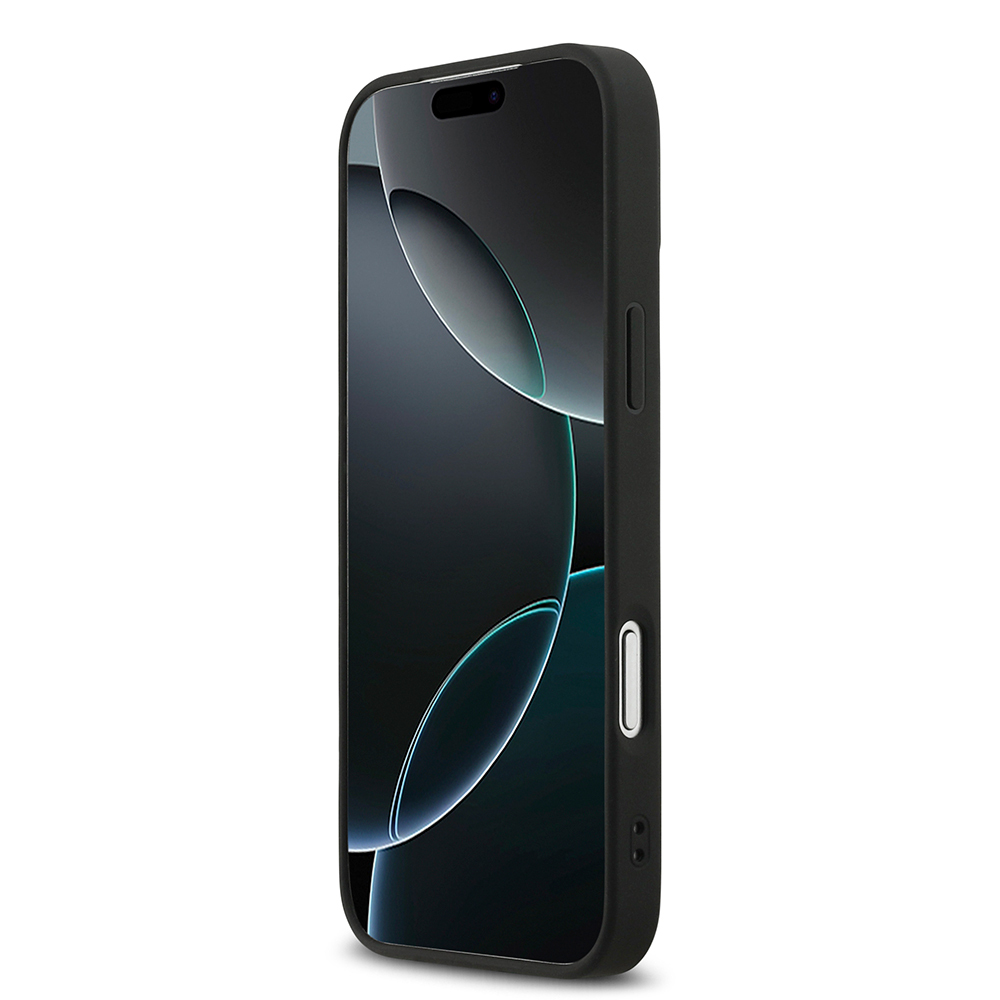 Apple iPhone 17 Pro Max Kılıf DKNY Orjinal Lisanslı M-safe Şarj Özellikli 3D Yazılı Grid Pattern Kapak - 7