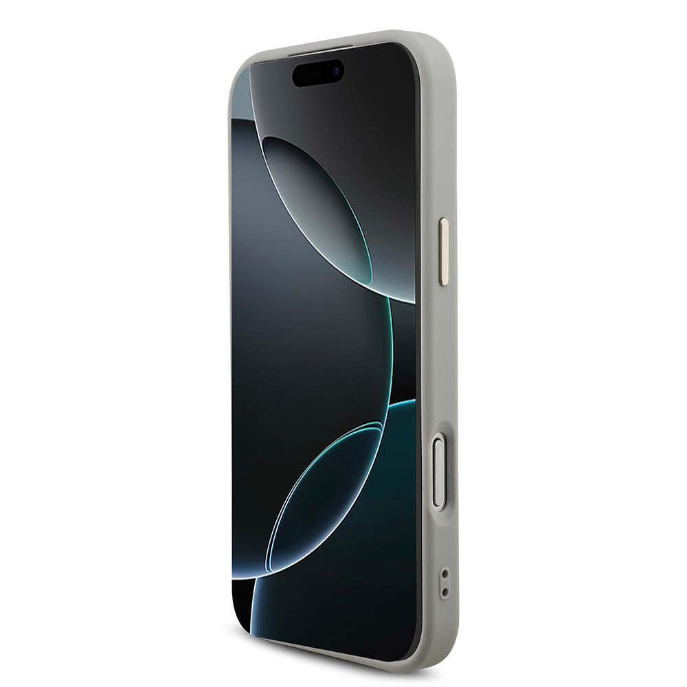 Apple iPhone 17 Pro Max Kılıf Guess Orjinal Lisanslı 4G Büyük Metal Kamera Çerçeveli ve Logolu Glitter Kapak - 16