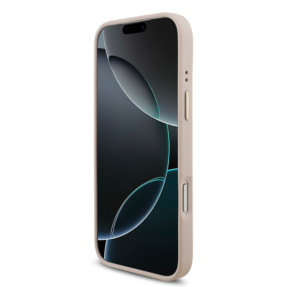 Apple iPhone 17 Pro Max Kılıf Guess Orjinal Lisanslı 4G Büyük Metal Logolu Kalın Askılı Kapak - 9